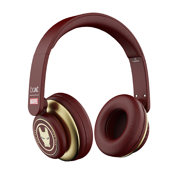 boAt Rockerz 450 Iron Man | Bluetooth Headphones with 15 Hours Playback, 40mm Audio Drivers, Voice Assistant, Dual Connectivity