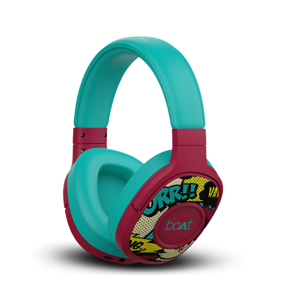 boAt Rockerz 550 | Over Ear Bluetooth Headphones with Upto 20H Playback, 50mm Dynamic Driver, 500mAh Battery