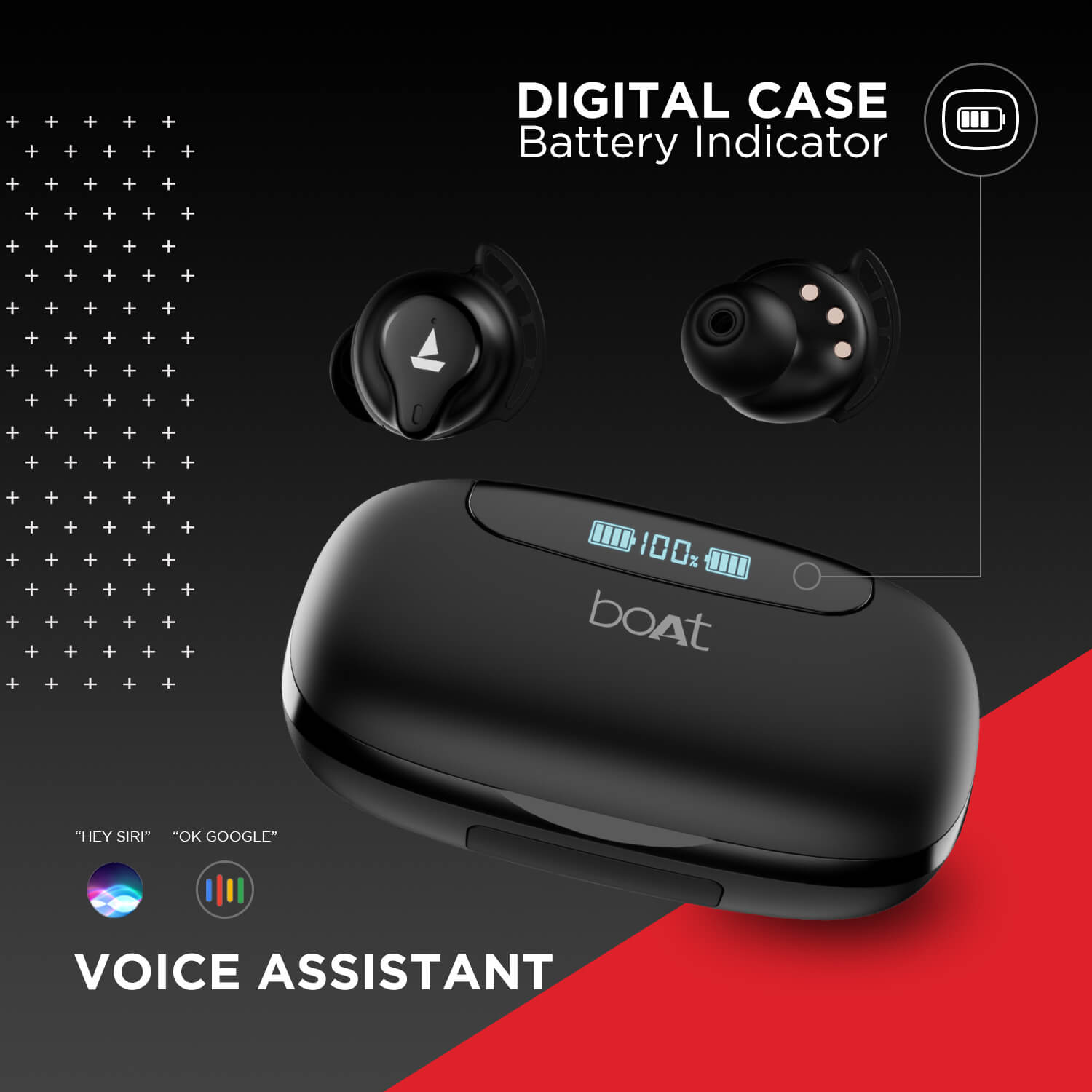 boAt Airdopes 621 TWS Earbuds with 6mm Driver, 150 Hours Mountainous Playback, IWP ASAP Charge technology