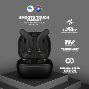 boAt Airdopes 711 | Wireless Gaming Earbuds with Powerful 6mm drivers, Upto 50 hours Playback, 470mAh Charging Case