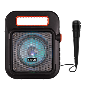 boAt Party Pal 23 | Bluetooth Party Speaker with 15W Sound, Up to 4.5 Hours Playtime, LED Lit, Microphone Jack for Karaoke - boAt Lifestyle