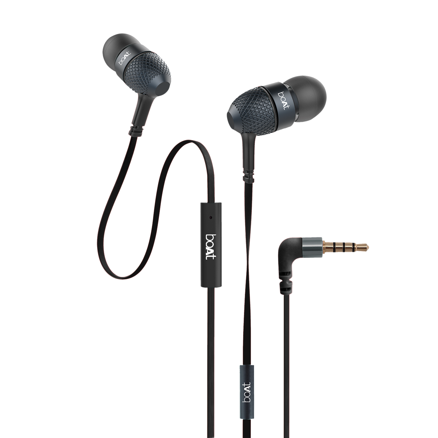 Bassheads 225 | Wired Earphone having 10mm Driver, Passive Noise Cancellation, Polished Metal Design, Hands-free communication