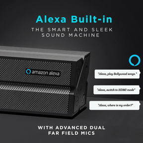 boAt Aavante Bar Aaupera | 120W Sound Bar with 2.1 Channel Smart Soundbar, Built in Alexa, EQ Modes
