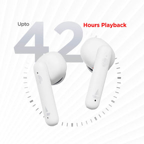 boAt Airdopes 148 | Wireless Earbuds with 8mm Drivers, IWP & ENxTM Technology, ASAP Fast Charge, Upto 42 hours Playback, IPX4 Sweat & Water Resistance