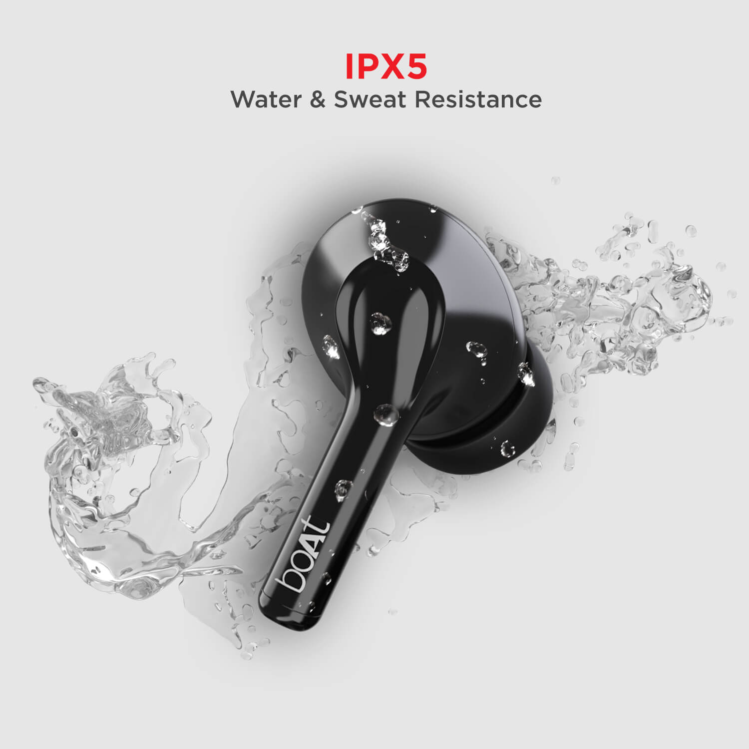 boAt Airdopes 163 | Wireless Earbuds with Massive Playback of upto 17 Hour, IPX5 Water & Sweat Resistance, IWP Technology, Type C Interface