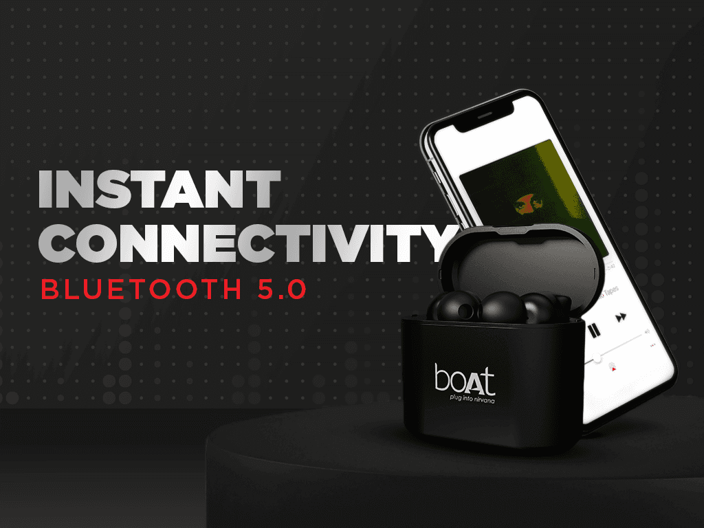 boAt Airdopes 408 Wireless Earbuds with 10mm drivers IWP