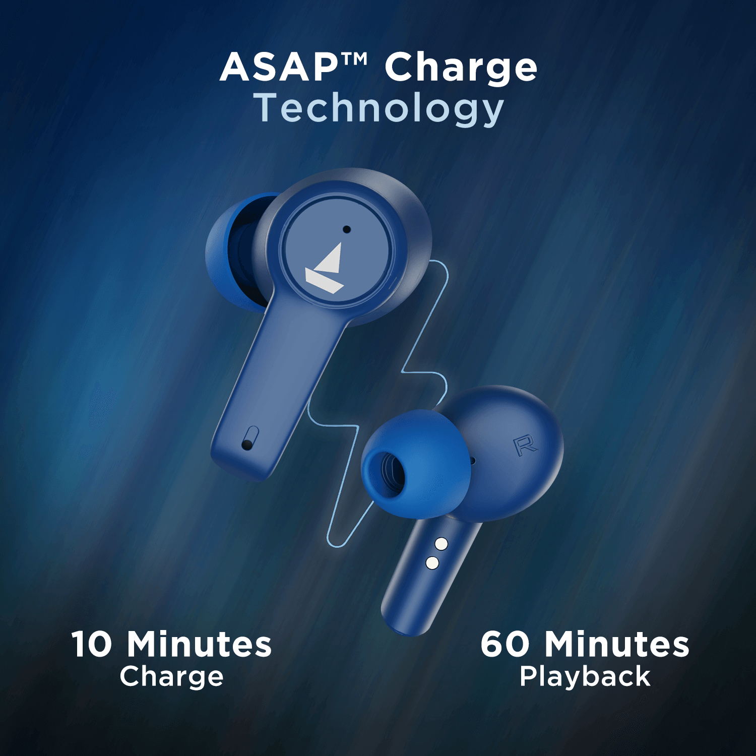 boAt Airdopes 411 ANC | Noise-Cancelling Earbuds with 10mm Drivers, ASAP™ Charge Technology, Up to 25dB ANC, ENx™ Technology, 17.5 Hours Playback