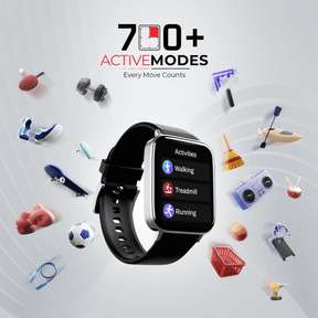 boAt Wave Elite | Perfect Fitness Tracker Smartwatch with 1.69" (4.29 cm) HD Display, 700+ Active Modes