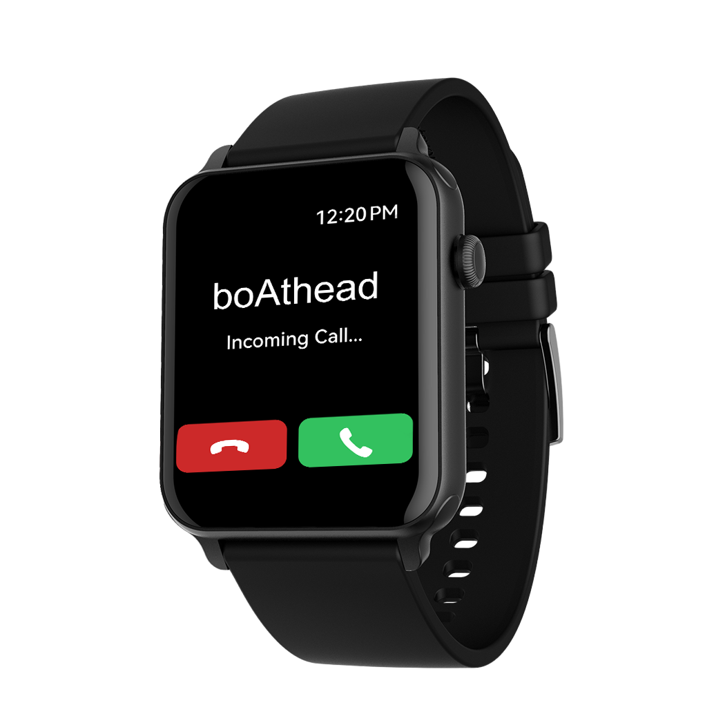 boAt Wave Voice | Most Featured Calling Smart Watch with 10 days of battery life, 1.68" (4.29cm) HD Curved Display, SpO2 & Heart Rate Monitoring