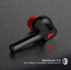boAt Airdopes 283 | TWS Earbuds with Dynamic 6mm Drivers, Bluetooth V5.0, IPX5 Water and Sweat Resistance, 420 mAh Charging Case
