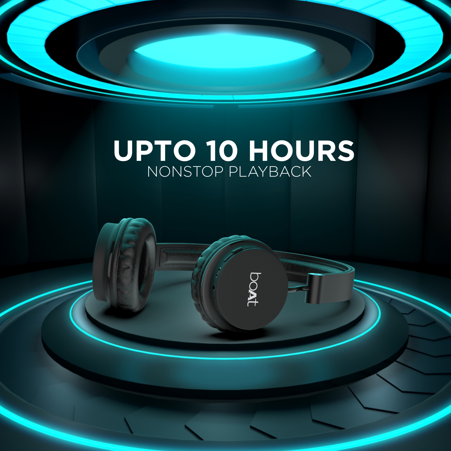 boAt Rockerz 400 | Wireless Bluetooth Headphone with 40mm Dyanmic Drivers, 8 Hours Non-Stop Playback, Lightweight & Portable