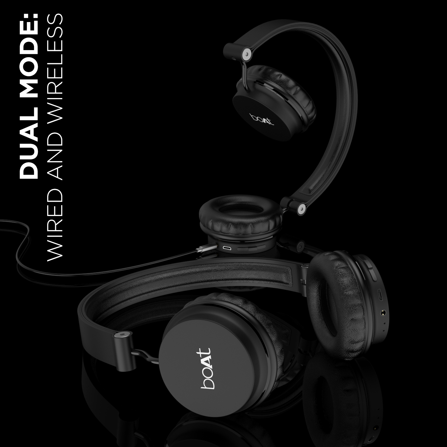 boAt Rockerz 410 | Bluetooth Headphone for Work from Home, 8 Hours Playback, 40mm Dynamic Drivers, Super Extra Bass