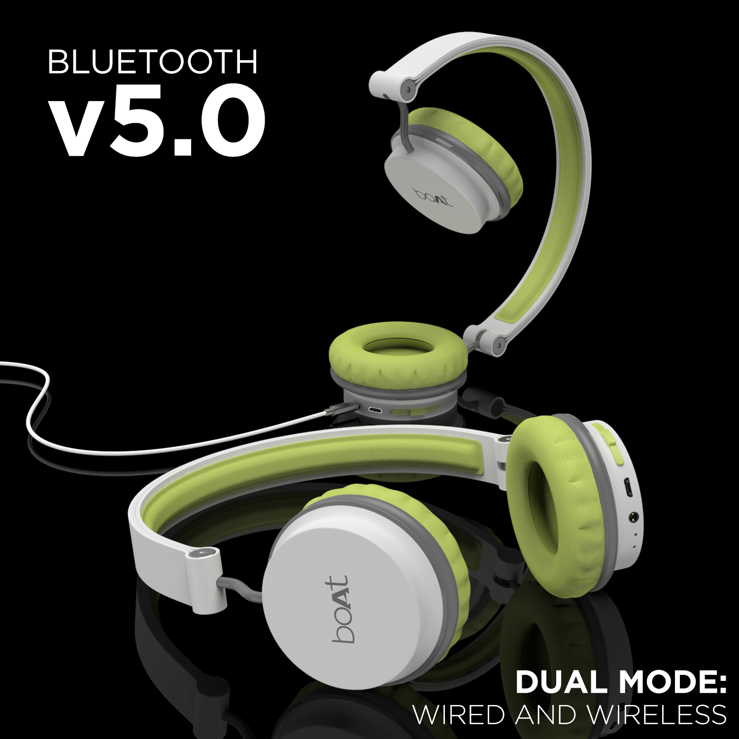 boAt Rockerz 400 Wireless Bluetooth Headphone with 40mm Dyanmic Driv