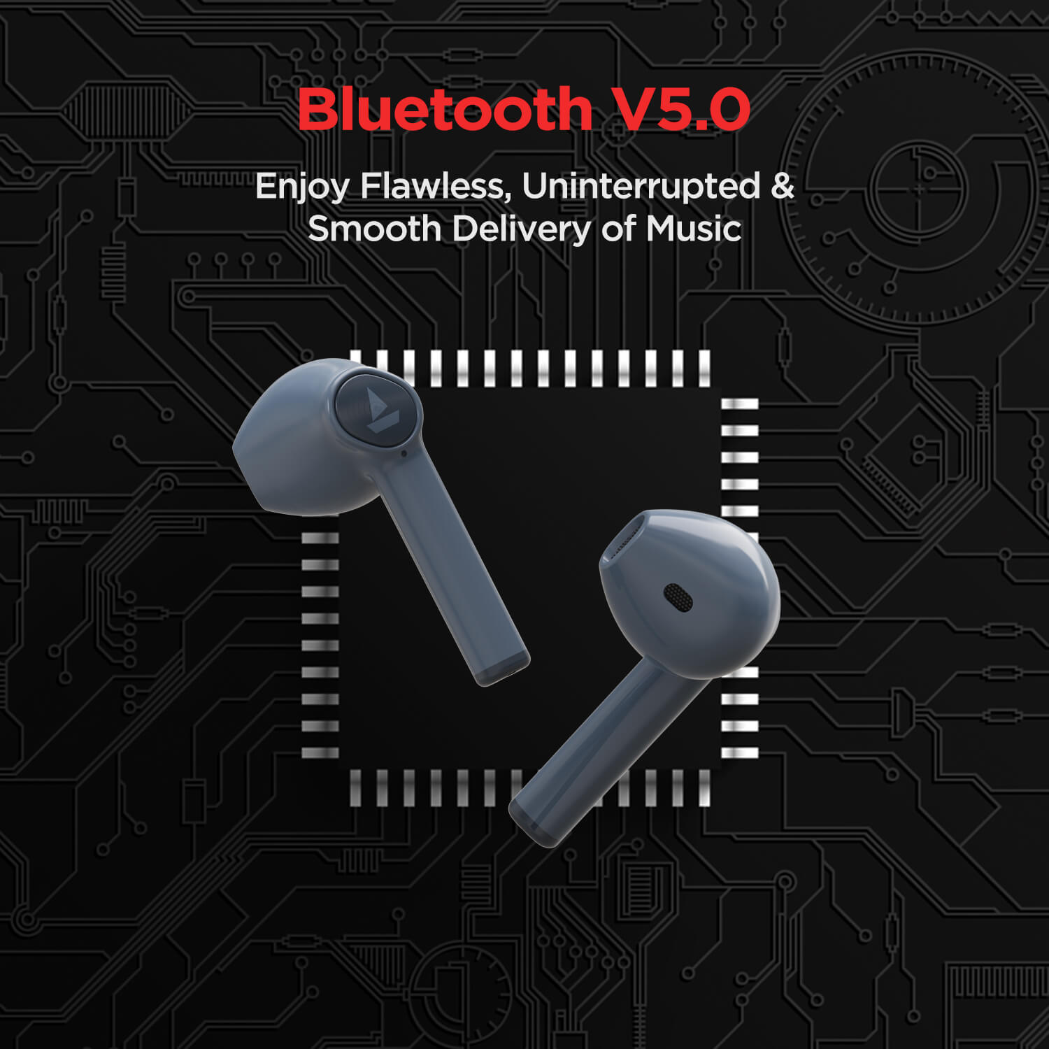 boAt Airdopes 138 | Wireless Earbuds with 13mm Drivers, Bluetooth V5.0+EDR, IWP Technology, 650mAh Pocket friendly Charging Case, 60 Hours nonstop music