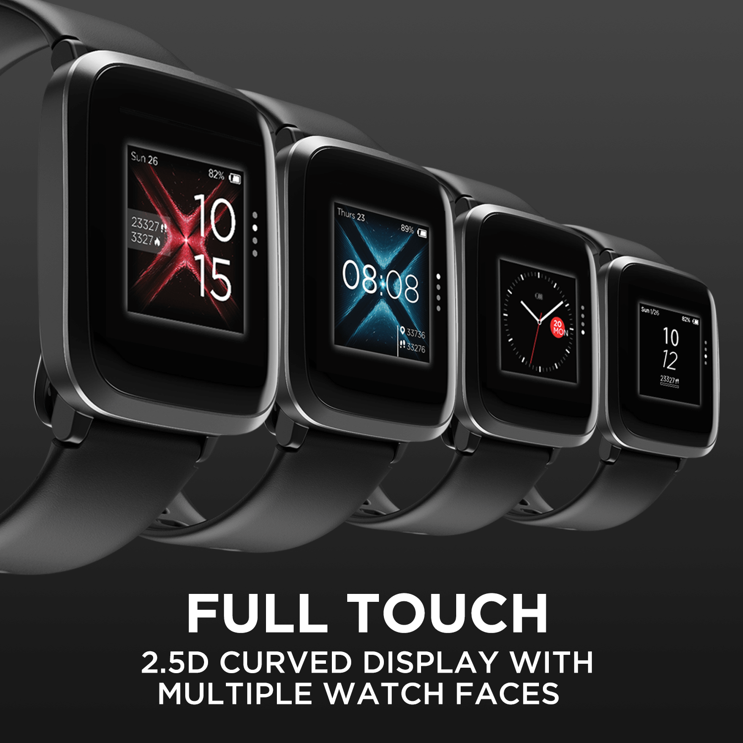 Storm Full-Touch 33mm (1.29") Curved Color Display, 5 ATM