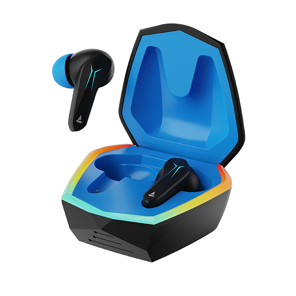 boAt Immortal 121 | Bluetooth Gaming Wireless Earbuds with BEAST™️ Mode (40ms Low Latency), ASAP™️ Charge, 40 Hours Playback, & Blazing RGB Lights