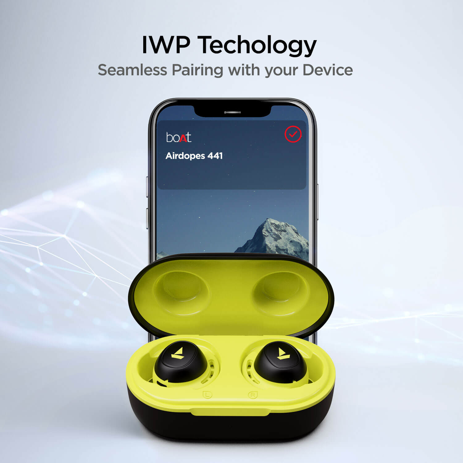 boAt Airdopes 441 | Wireless Earbuds with 6mm Driver, Nonstop Music Upto 20 Hours, IPX7 Water & Sweat Resistance