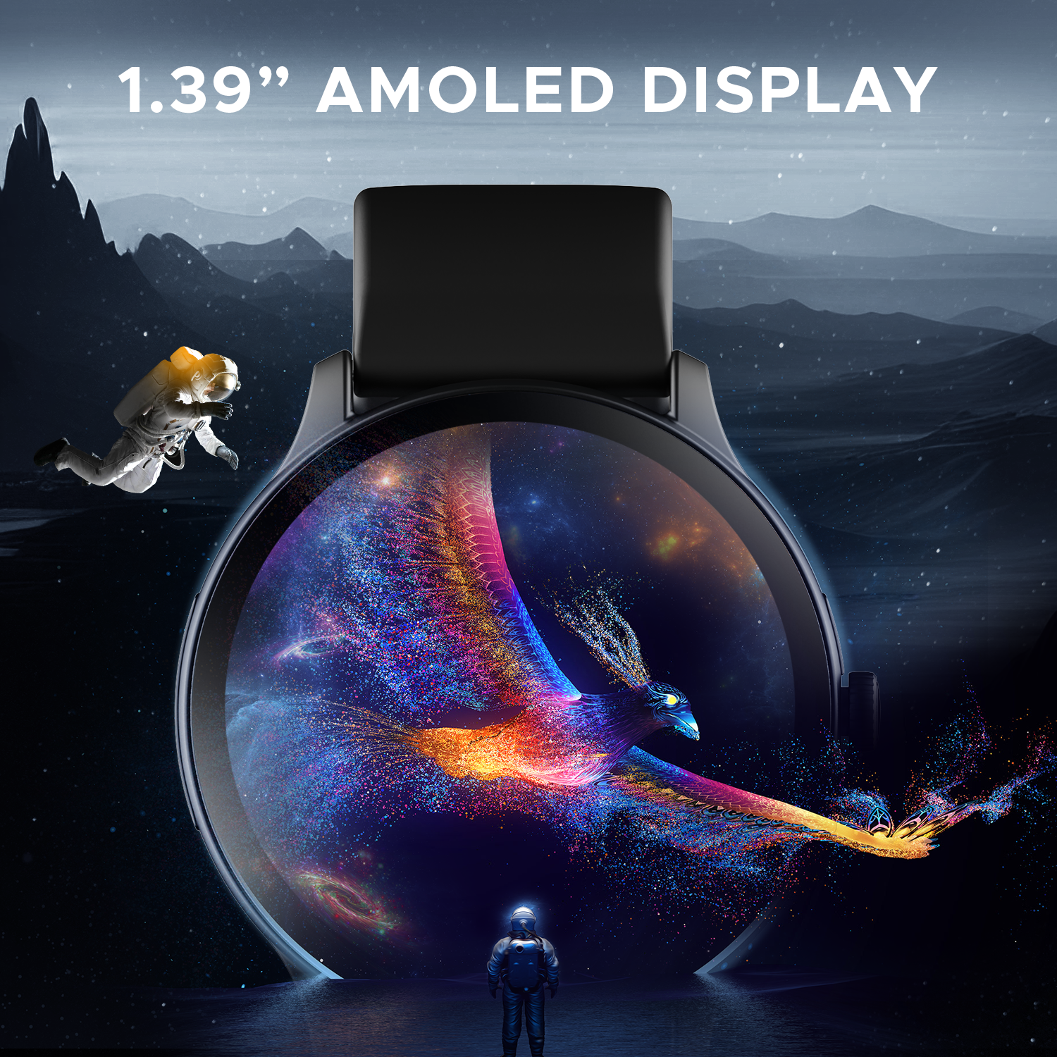 boAt Lunar Connect Pro | Premium Round Dial Smartwatch with 1.39" (3.53 cms) Big Amoled Display, Watch Face Studio, 700+ Active Modes, 15 Days Of Battery Life