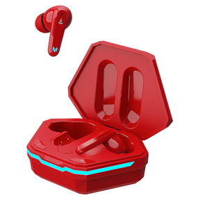 boAt Airdopes 191G | Wireless Earbdus Gaming Earbuds with 2x6mm Dual Drivers, Quad Mics with ENx™ and IWP™ Technology, LED Lights on Charging Case