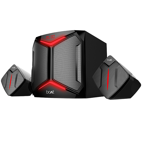 BLITZ 2000 | 2.1 Channel Wired Speaker with 100W RMS Sound Output, Dynamic RGB LEDs, 5 Entertainment EQ Modes