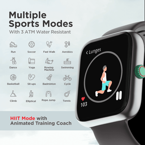 boAt Mystiq | Smartwatch with 1.57" (3.98cm) HD Display, Multiple Sports Modes, Real Time Health Monitoring