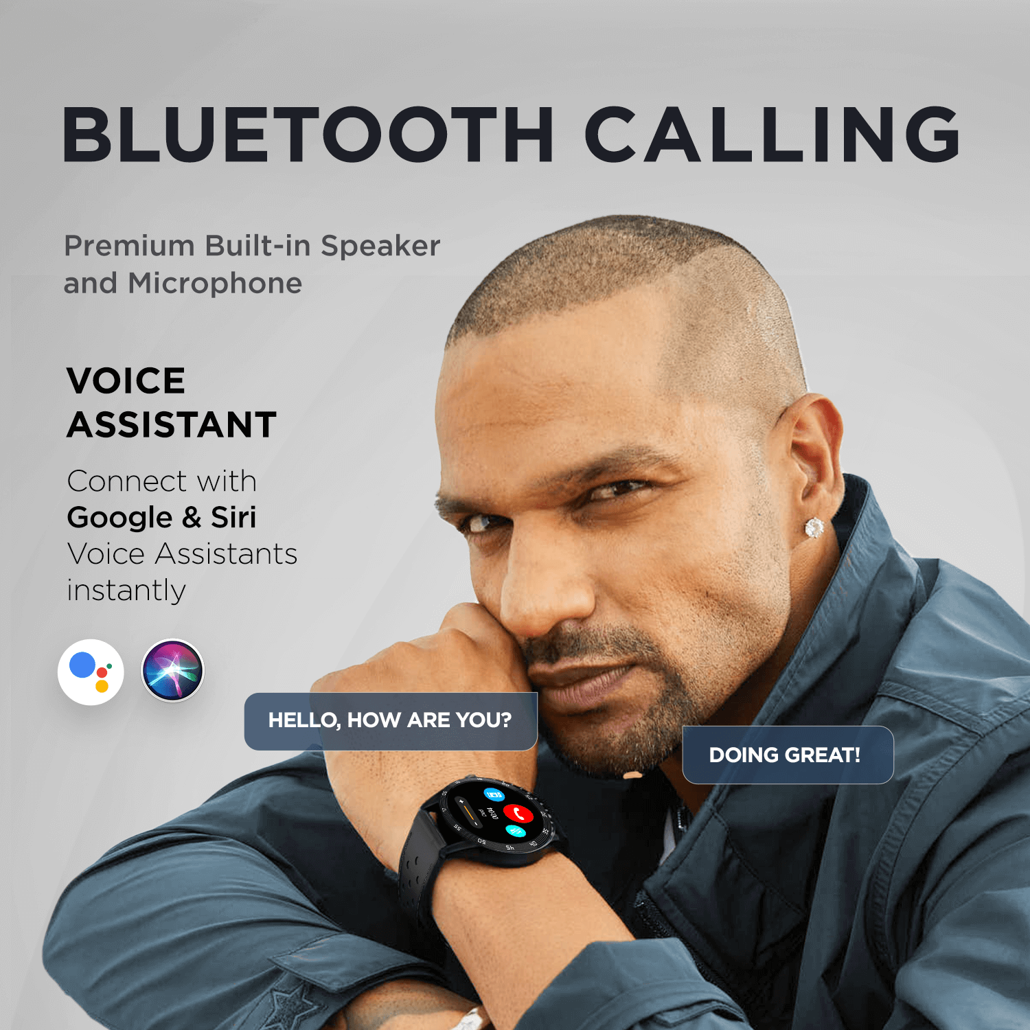 Bluetooth hand watch sales