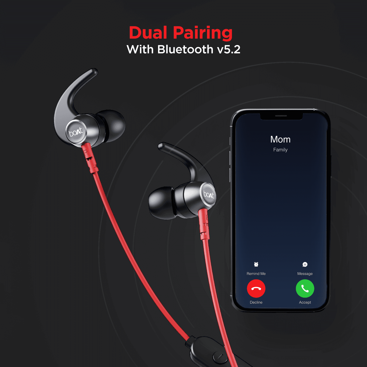 boAt Rockerz 330 Pro | Wireless Bluetooth Neckband with 10mm Dynamic Drivers, Up to 60 Hours of Playback, ENx Technology