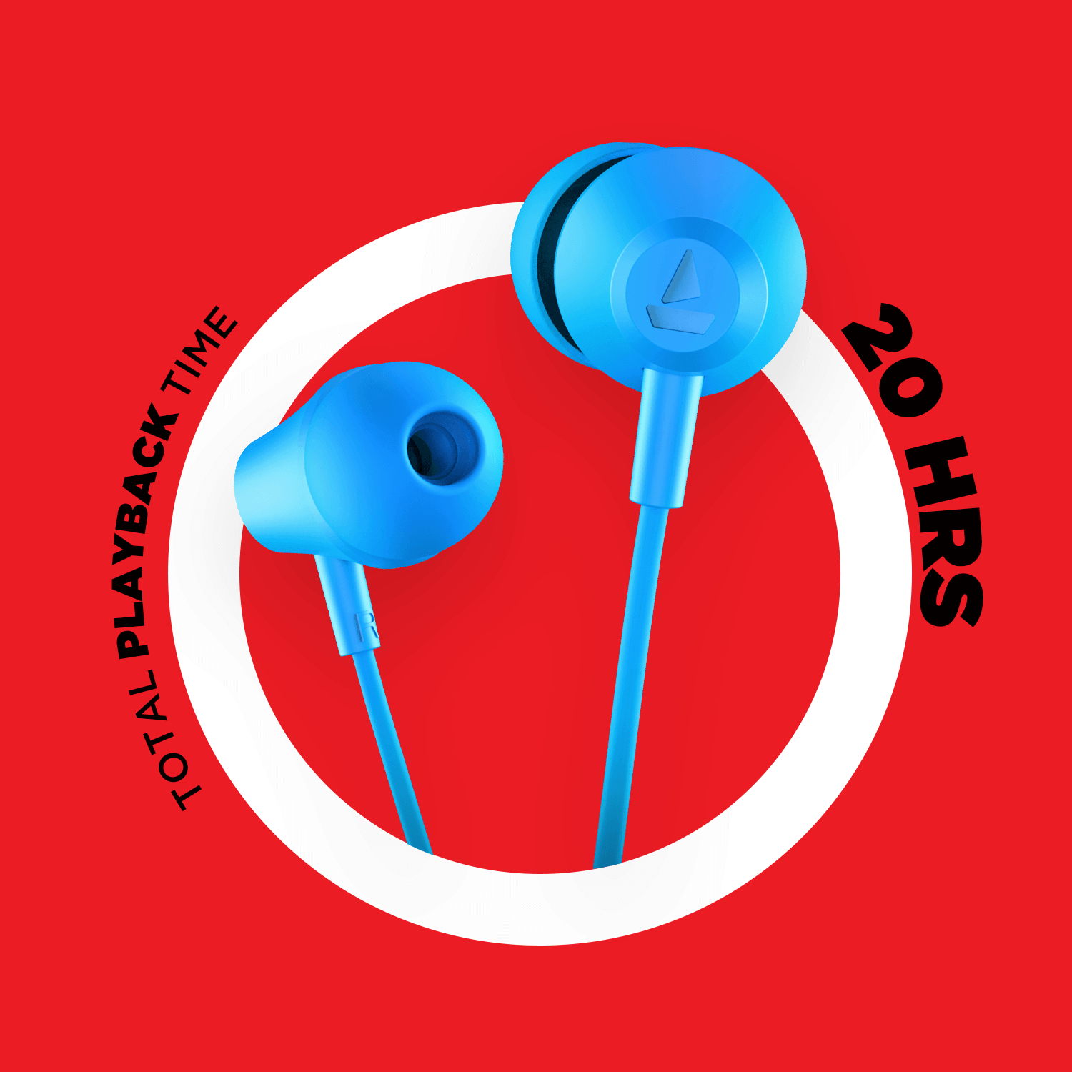 boAt Rockerz 375 | Wireless Earphone with 10mm Driver in both Ears, Upto 20Hrs Playback, BEAST™ Mode with 3D Spatial Sound, boAt Signature Sound