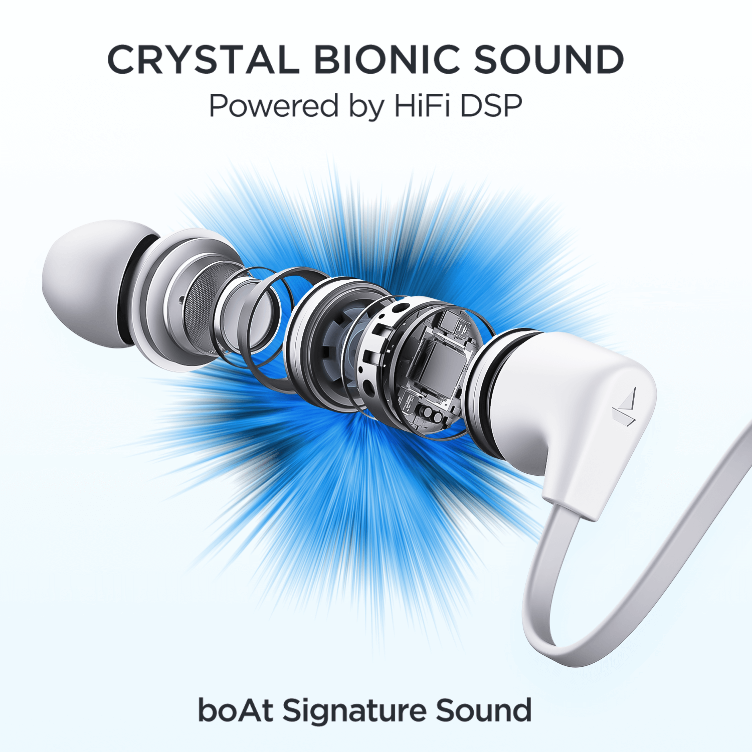 boAt Rockerz Trinity | Wireless Neckband Earphones with Crystal Bionic Sound powered by HiFi®️ DSP, 10mm Drivers, Upto 150 Hours Playback, ASAP™️ Charge, ENx™️ Technology