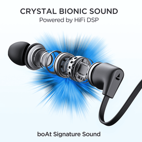 boAt Rockerz Trinity | Wireless Neckband Earphones with Crystal Bionic Sound powered by HiFi®️ DSP, 10mm Drivers, Upto 150 Hours Playback, ASAP™️ Charge, ENx™️ Technology