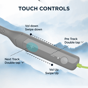 boAt Rockerz Apex | Wireless Neckband with Spatial Bionic Sound powered by DIRAC, BEAST™ Mode, Seamless Touch Controls, 30 Hours Playback time