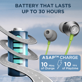 boAt Rockerz Apex | Wireless Neckband with Spatial Bionic Sound powered by DIRAC, BEAST™ Mode, Seamless Touch Controls, 30 Hours Playback time