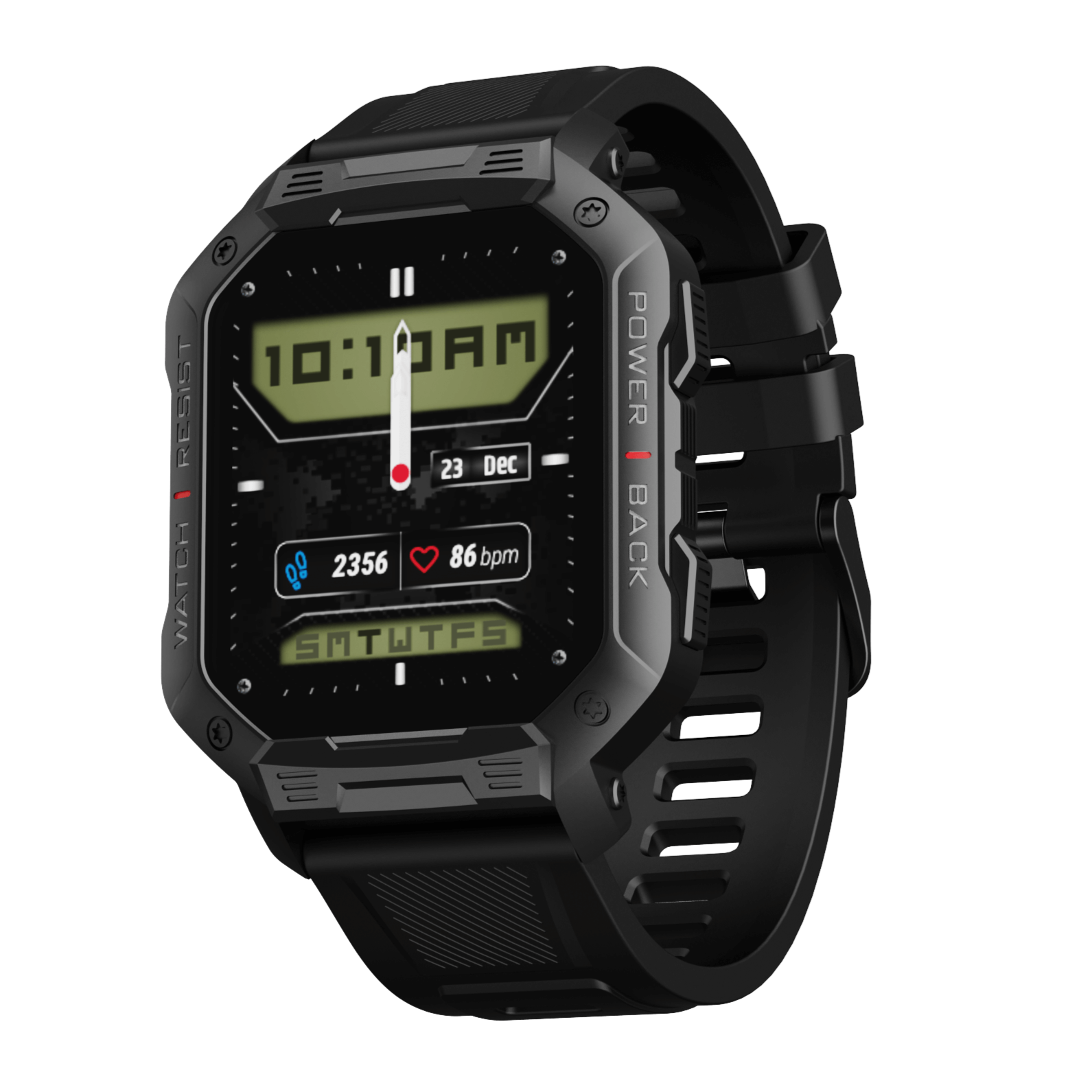 boAt Armour Military Grade Smartwatch with cms) HD
