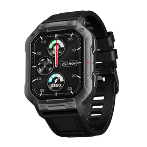 boAt Wave Force | Rugged Display Smartwatch with BT Calling, 1.83" (4.64 cm) HD display, 100+ Watch Faces, Save up to 10 Contacts