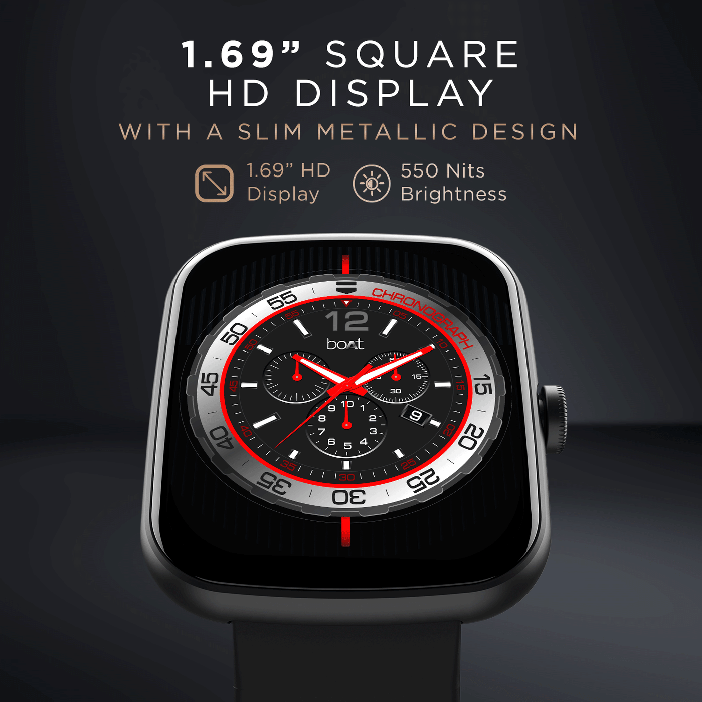 boAt Wave Lynk Voice | Premium 1.69 inch HD Display Smartwatch with ...