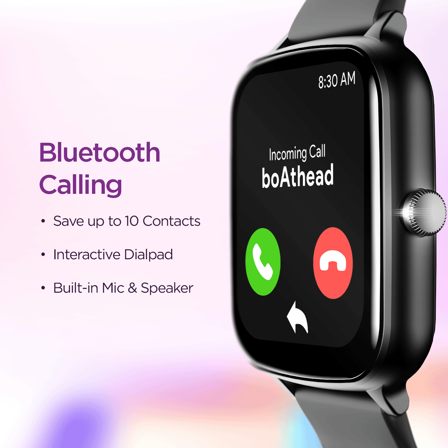 boAt Wave Smart Call Premium BT Calling Smartwatch with 1.69
