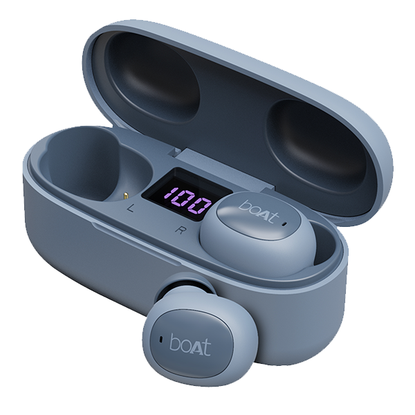 boAt Airdopes 121 v2 | In-Ear Earbuds v2 with 8mm driver, LED Case Battery Indicator, 380mAh Pocket Friendly Charging Case