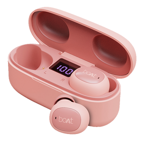 boAt Airdopes 121 v2 | In-Ear Earbuds v2 with 8mm driver, LED Case Battery Indicator, 380mAh Pocket Friendly Charging Case