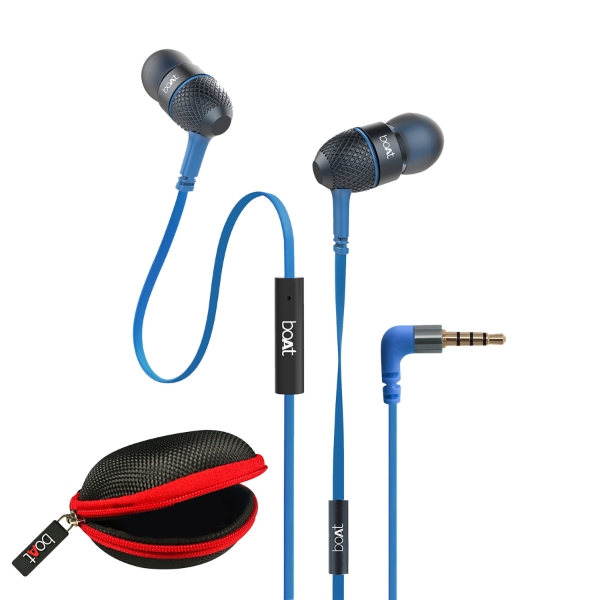 Bassheads 225 | Wired Earphone with Carry Case, Passive Noise Cancellation, Super Extra Bass
