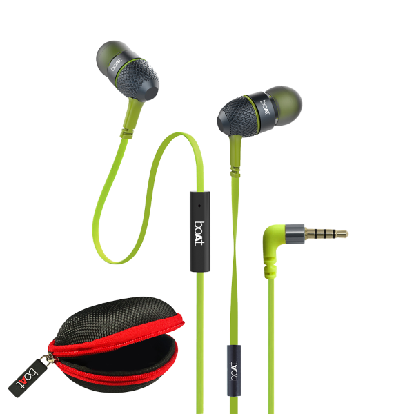 Bassheads 225 | Wired Earphone with Carry Case, Passive Noise Cancellation, Super Extra Bass