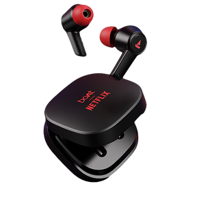 boAt Airdopes 411 ANC | Netflix Stream Edition Earbuds, Active Noise Cancellation, ENx™️ Technology, Gesture Controls