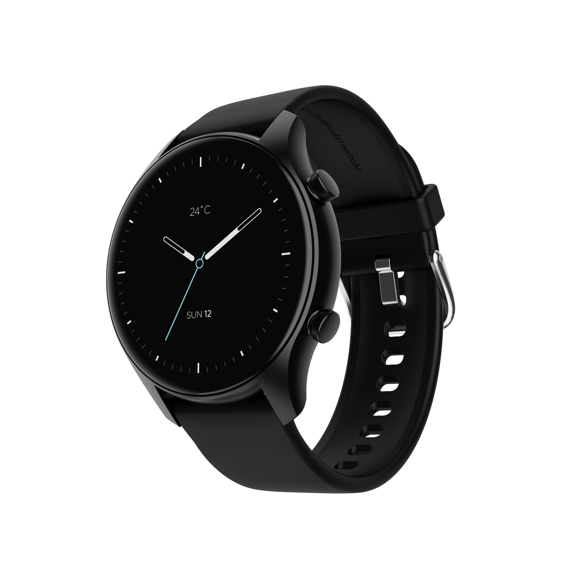 boAt Lunar Connect  1.28 (3.25 cm) HD Display Round Dial Smartwatch  powered by AI Noise Cancellation Technology (ENx™ Algorithm)