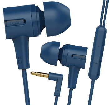 Bassheads 102 | Wired Earphones 10mm Drivers, Lightweight Design, Microphone with voice assistant, Super Extra Bass
