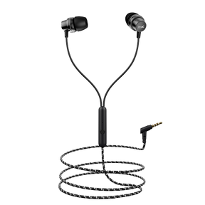 Bassheads 182 | In-Ear Wired Earphone with 10mm Driver, Durable Braided Cable, Active Voice Assistant
