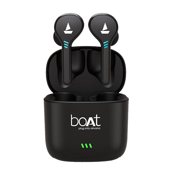 boAt Airdopes 433 | Wireless Earbuds with 7mm drivers, IPX4 water resistance, 500mAh Charging Case, Music upto 10 Hours
