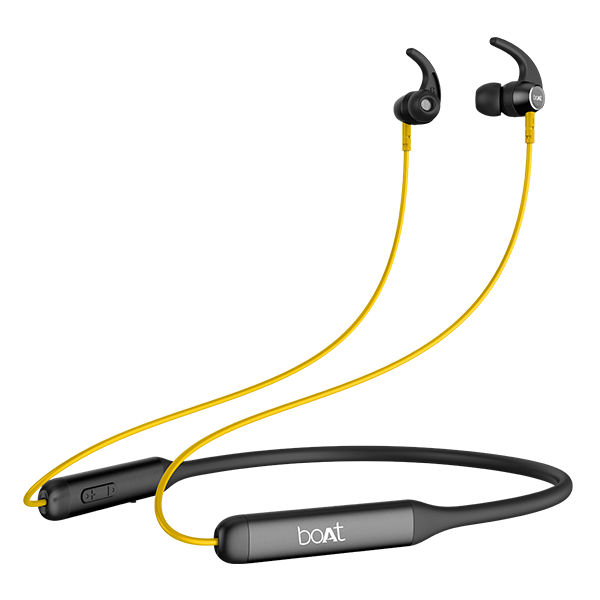 boAt Rockerz 330 | Bluetooth Earphone with Upto 30 Hours Nonstop Audio Bliss, Peerless Metallic Control Panel