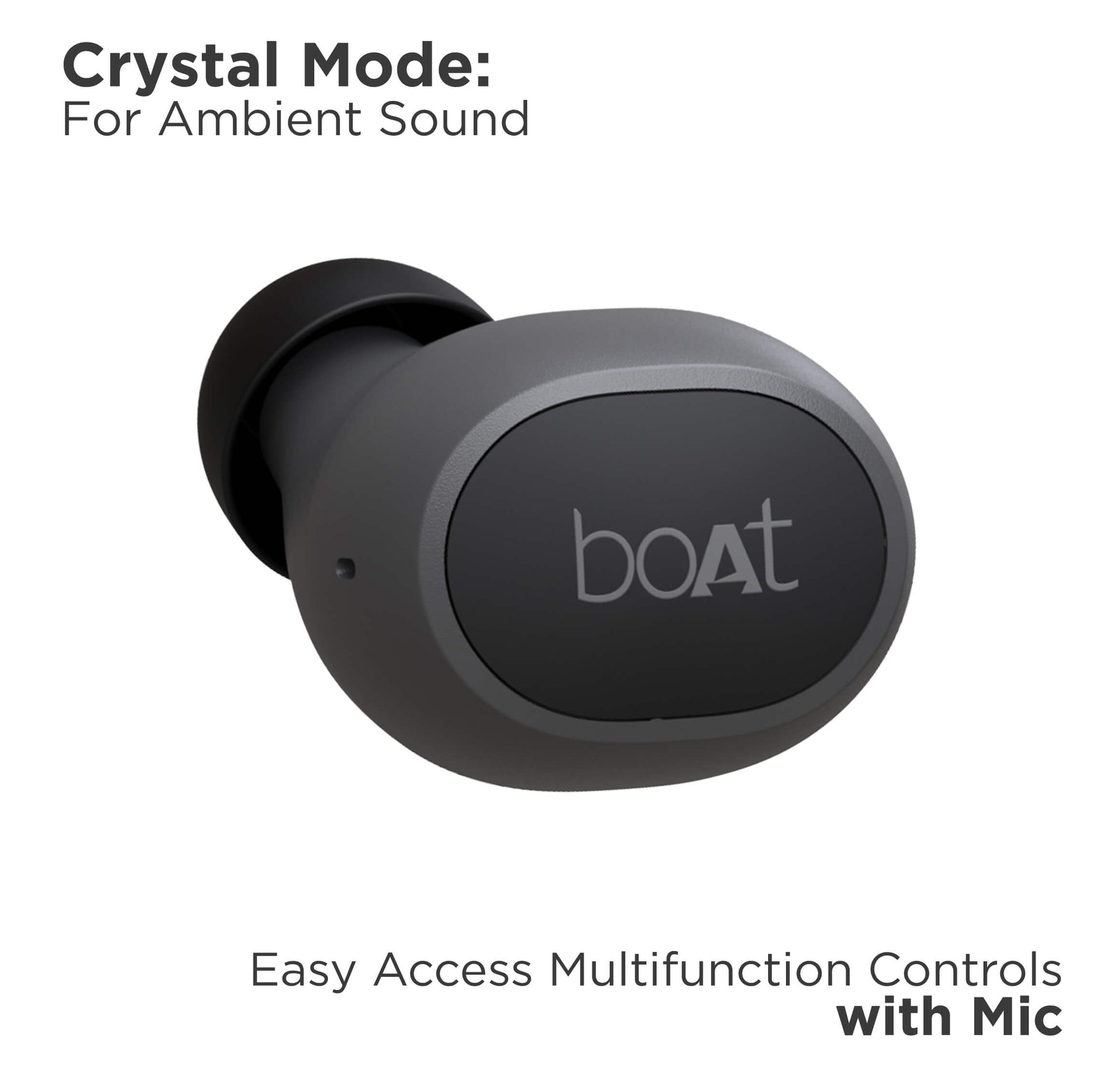 boAt Airdopes 173 | Wireless Earbuds with Powerful 6mm drivers, Nonstop Music Up to 13 hours, Type-C Interface