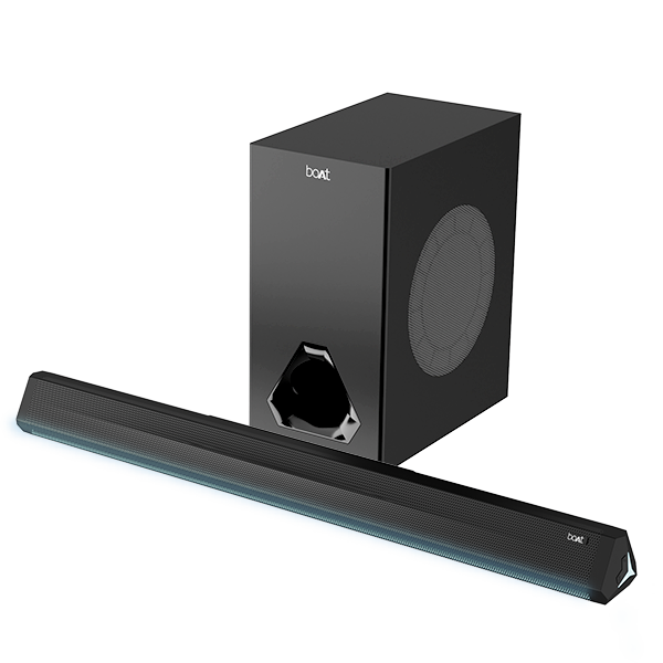 boAt Aavante Aura | Bluetooth Soundbar with 160W RMS Signature Sound, 2.1 Channel, Wired Subwoofer