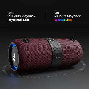 boAt Stone 1200 | 14W Portable Wireless Speaker with RGB LEDs, Up to 9 Hours of Playtime, AUX, USB and FM modes