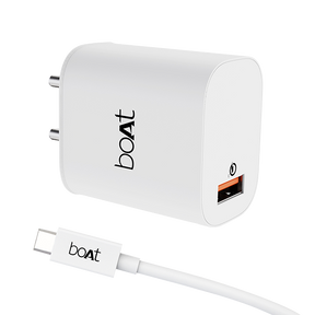 boAt WCD QC3.0 With Type C Cable Online - Lightweight Fast Charger for your  Smartphone